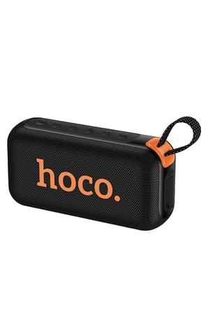 Hoco. HC32 Smart Sports 2x10W Led Işıklı Dahili Hoparlörlü BT 5.4 Kablosuz Hoparlör - Siyah