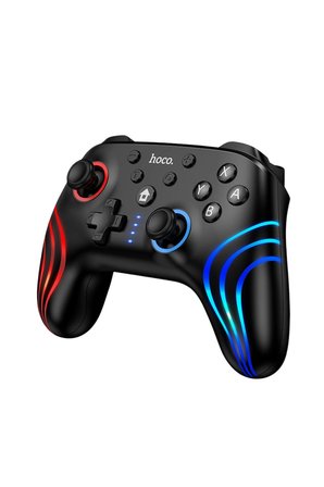 Hoco. GA2 Unicorn RGB Işıklı Çok Fonksiyonlu PC Uyumlu Kablosuz Oyun Kolu - Siyah