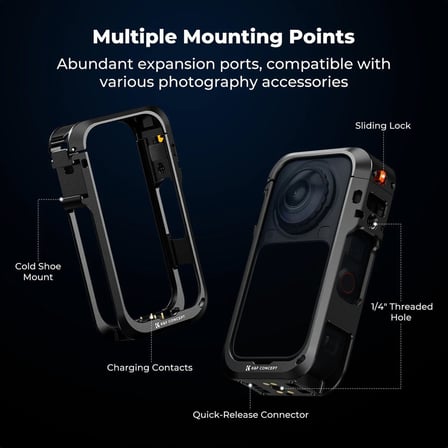 K&F Concept INSTA360 X6 Metal Koruma Kafesi - INSTA360 X6 Metal Cage