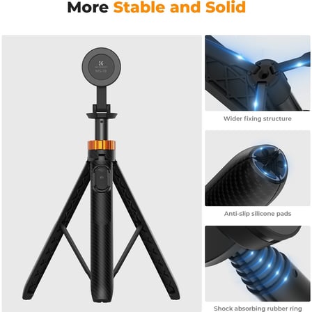 K&F Concept iPhone Uyumlu Magsafe Selfie Çubuğu & Tripod (162CM)