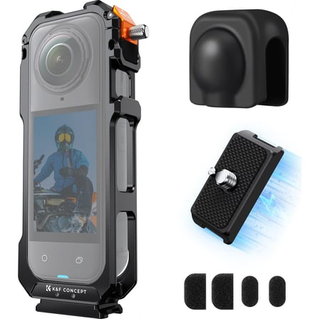 K&F Concept INSTA360 X5 Için Alüminyum Kafes