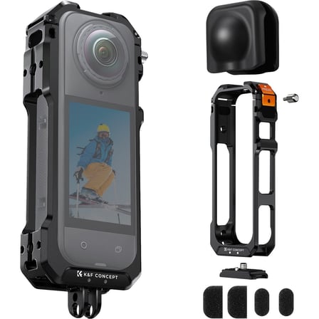 K&F Concept INSTA360 X5 Için Alüminyum Kafes