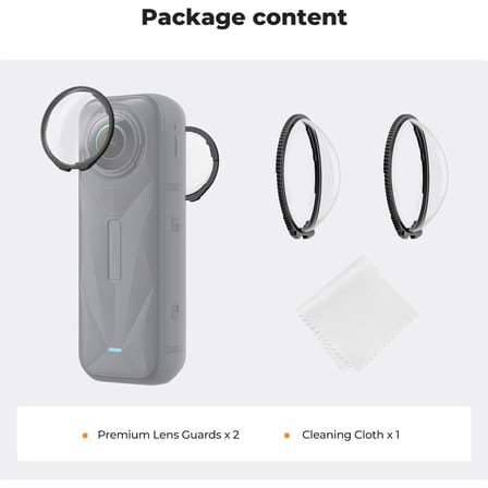 K&F Concept INSTA360 X5 Için Premium Lens Koruyucu