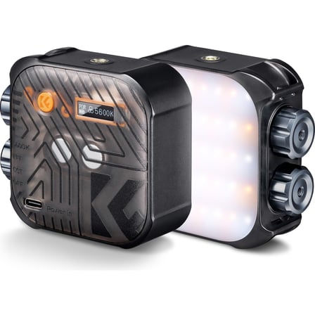 K&F Concept Bi-Color Pocket-Size LED Video Light (Black) | Mini Bi-Color Video Işığı