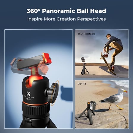 K&F Concept Osmo Action 6 / Osmo Nano Için Manyetik Selfie Çubuğu & Tripod
