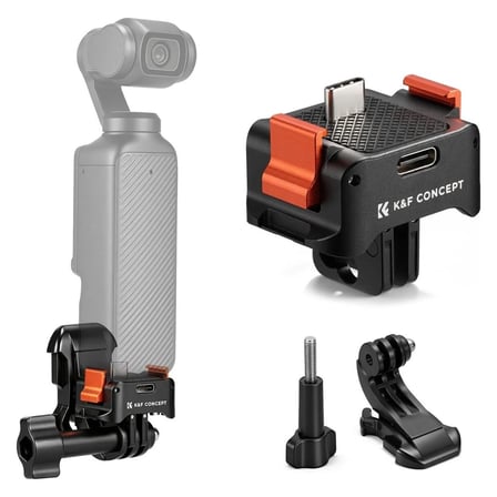 K&f Concept Osmo Pocket 3 / 4 Osmo Pocket 4 Için Şarj Soketli Stand (Type-C)