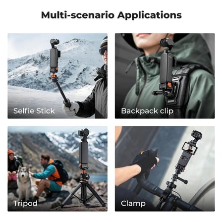 K&f Concept Osmo Pocket 3 / 4 Osmo Pocket 4 Için Şarj Soketli Stand (Type-C)