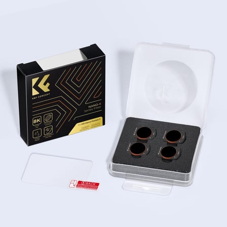 K&F Concept Osmo Pocket 3/4 Uyumlu Nd&pl Filtre Seti (Nd8&pl + ND16&PL + ND32&PL + ND64&PL) | Hibrit Nd&pl Filtre 2'si 1 Arada