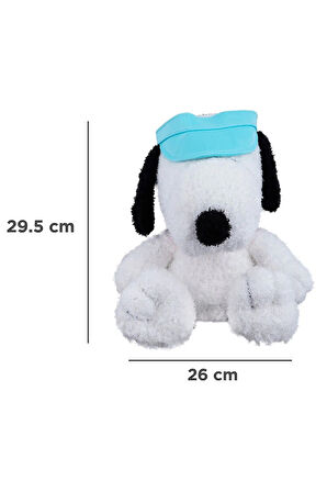 Snoopy Lisanslı Şapkalı Peluş Oyuncak (35cm)