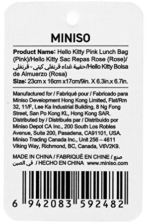 Hello Kitty Ve Arkadaşları Yiyecek Çantası - Pembe