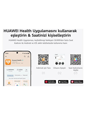 Huawei Watch Fit 4 Pro Yeşil Sportif Örgü Kayış Akıllı Saat OUTLET