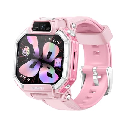 Huawei Watch Kids X1 Akıllı Çocuk Saati - Pembe, 360° Dönen Çift Kamera, HD Görüşme, Hassas Konum Takibi, 3 Yıl Garantili