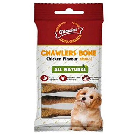 Gnawlers Köpek Ödül Kemiği Tavuk Aromalı 6'lı Paket