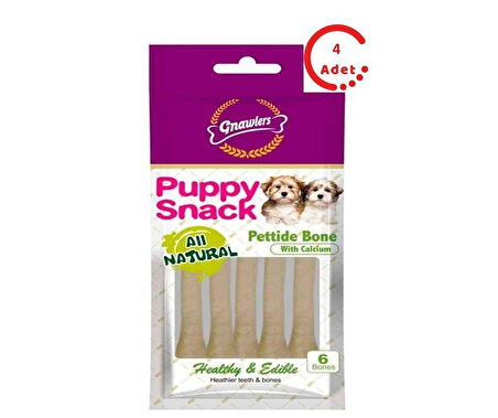 Gnawlers Köpek Ödülü Pettide Bone 6'lı Paket x 4 Adet