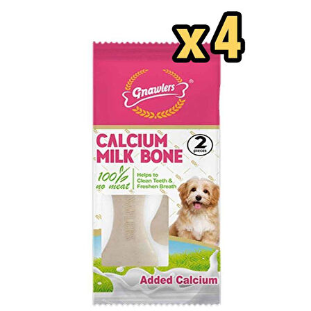 Gnawlers Milk Bone Köpek Ödülü 5 CM 2 Li x 4 Adet