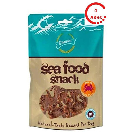 Gnawlers Köpek Ödülü Deniz Mahsullü Balık Yengeç Somon Aromalı 70 Gr x Adet 