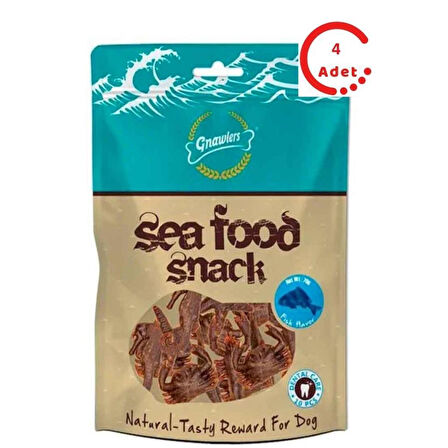 Gnawlers Köpek Ödülü Deniz Mahsullü ve Balıklı 70 Gr x 4 Adet
