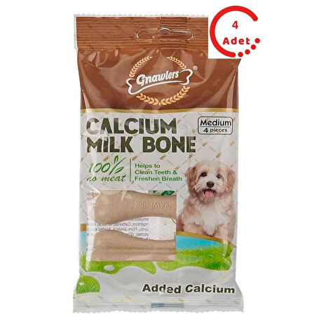 Gnawlers Milk Bone Köpek Ödülü 7,5 CM 4 Lü x 4 Adet 