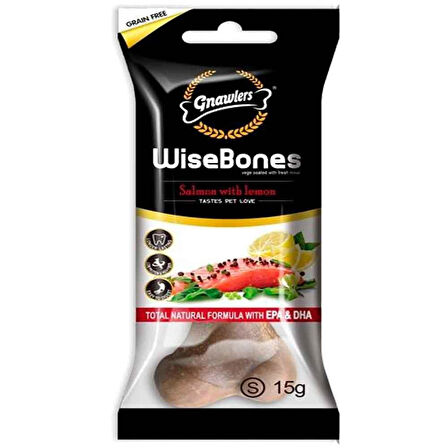 Gnawlers Wisebones Somon Ve Limonlu Köpek Ödülü 