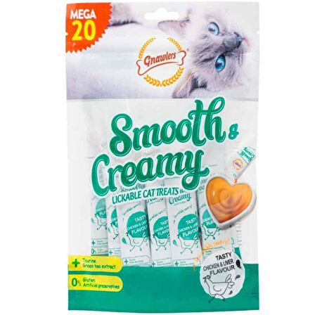 Gnawlers Krema Kedi Ödülü Tavuklu Ciğerli 20x15 Gr