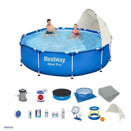 Bestway Gölgelikli Prefabrik Full Havuz Seti 305x76cm BW565 56677