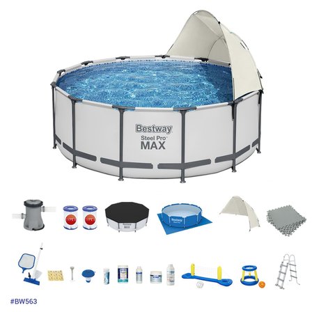 Bestway Gölgelikli Prefabrik Full Havuz Seti 427x122cm BW563 5612X