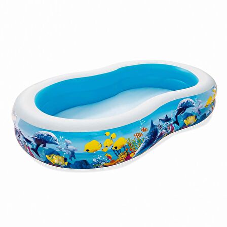 Bestway Desenli Oval Şişme Havuz 54118