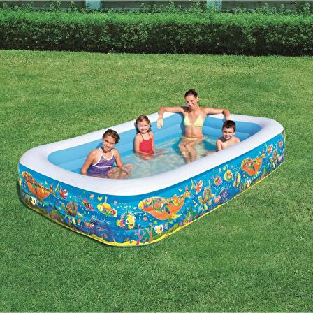 Bestway Okyanus Desenli Aile Havuzu 54121