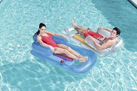 Bestway Lüks Koltuklu Deniz Yatağı Gri 161X84 Cm  43028