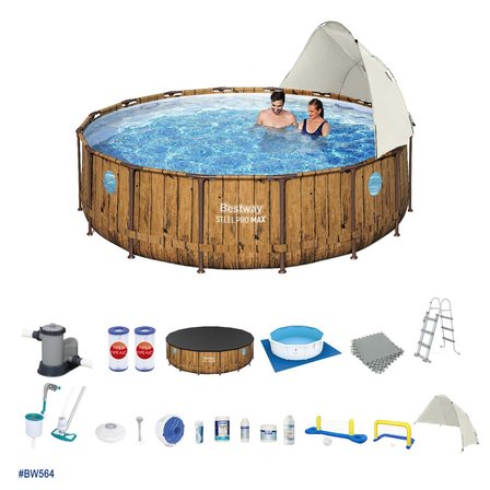 Bestway Gölgelikli Prefabrik Full Havuz Seti 549x122cm BW564 56977