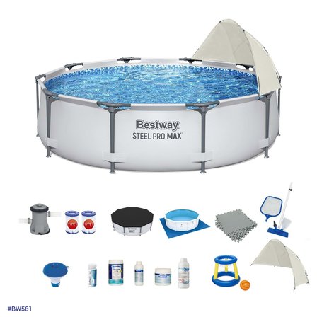 Bestway Gölgelikli Prefabrik Full Havuz Seti 305x76cm BW561 56406