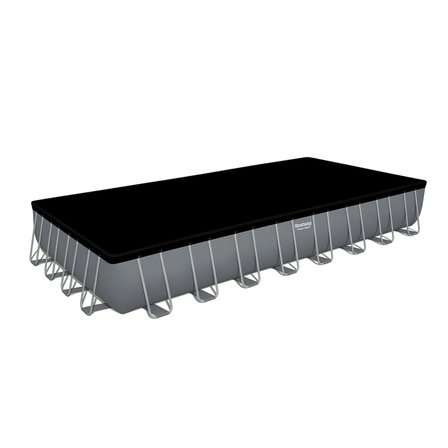 Bestway Gölgelikli Prefabrik Dikdörtgen Yer Üstü Havuz Seti 956 cm x 488 cm x 132 cm BW600