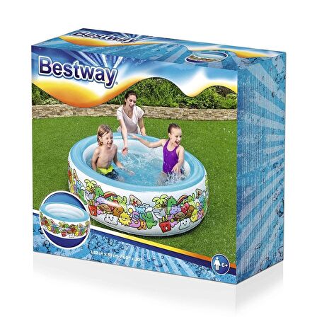 Bestway Şişme Jumbo Desenli Havuz - 51121 - 152 x 51cm