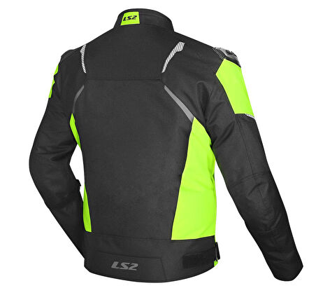 LS2 ZOOM ERKEK MOTOSİKLET MONT SİYAH-NEON SARI