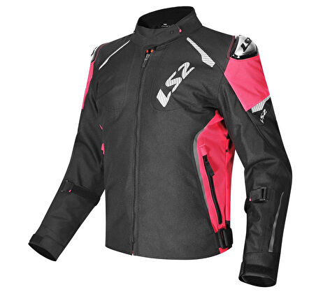 LS2 ZOOM KADIN MONT SİYAH-FUŞYA