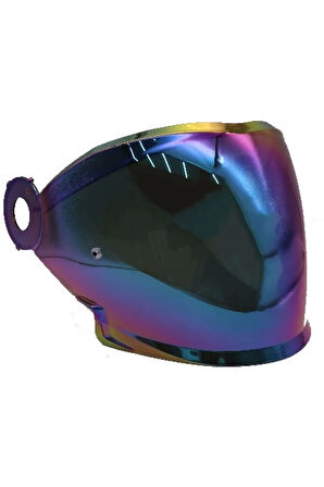Classy Kask Camı Irıdıum Gökkuşagı