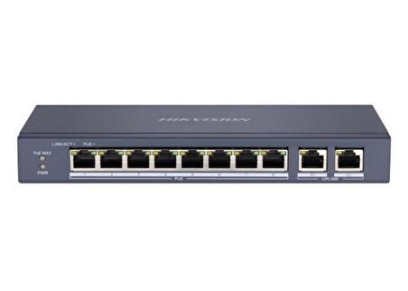 HIKVISION DS-3E0310P-E/M 8XFE+2XFE 65W POE SWİTCH