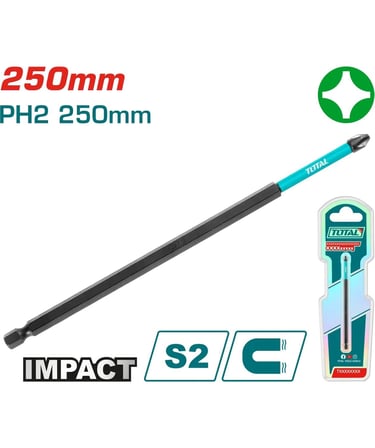 TOTAL Darbeli Ph2 250 mm Bits Uç TACIM71PH2250