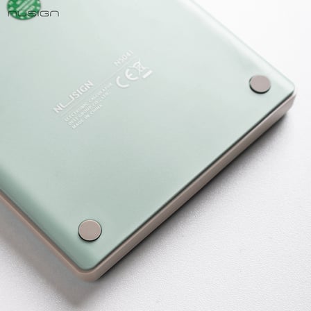 NUSIGN  Masaüstü Hesap Makinesi 12 Haneli Çift Güç Kaynaklı Yeşil