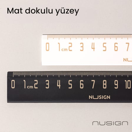 Beyaz 15 cm Kolay Kavrama Çizim Cetveli