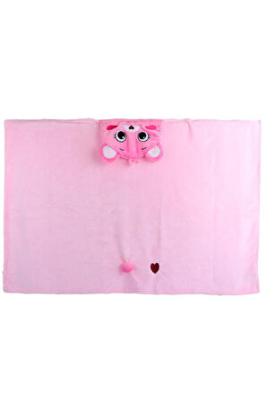 Care Bears Lisanslı Katlanabilir Battaniye - Pembe