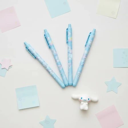 Sanrio Cinnamoroll Lisanslı 5’li Tükenmez Kalem Seti 0.5 mm Siyah Mürekkep