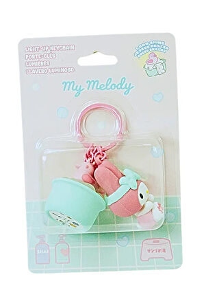 Sanrio Lisanslı Banyo Serisi Işıklı Anahtarlık - My Melody