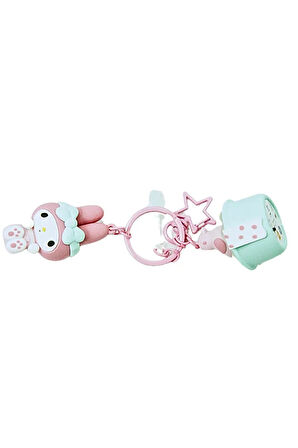 Sanrio Lisanslı Banyo Serisi Işıklı Anahtarlık - My Melody