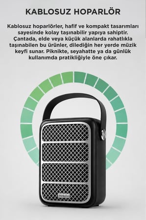 Bluetooth Hoparlör Kablosuz Taşınabilir Speaker K12 Siyah