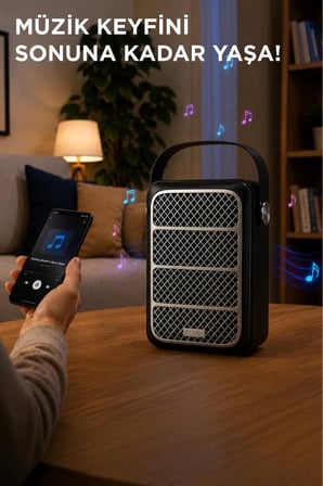 Bluetooth Hoparlör Kablosuz Taşınabilir Speaker K12 Siyah