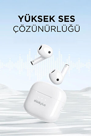 Lenovo Thinkplus Lp23 Beyaz Kablosuz Bluetooth Kulakiçi Kulaklık