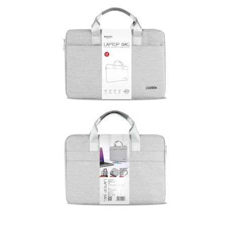 Yesido WB37 Cationic Kumaşlı 14 inç Laptop Çantası - Gri