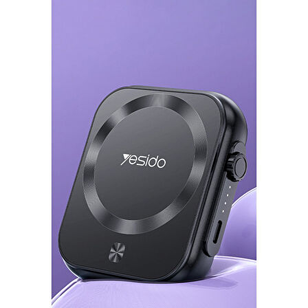 Yesido YP59 3in1 5.000 mAh 15W MagSafe Powerbank - Siyah