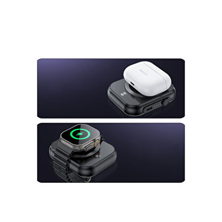 Yesido YP59 3in1 5.000 mAh 15W MagSafe Powerbank - Siyah